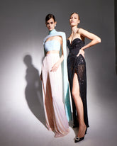 Zenia Sequin Maxi Dress